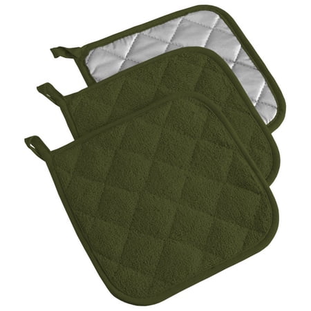 DII Sage Terry Potholder (Set of 3)