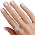 thumbnail image 3 of AFFY 1/5 Carat White Natural Diamond Semi Mount Engagement Ring In 14k Solid White Gold (I-J Color, I2-I3 Clarity, 0.20 Cttw) Ring Size-6, 3 of 3