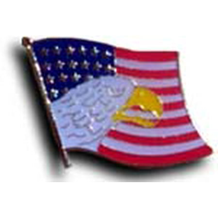 USA Eagle - Wavy Lapel Pin