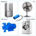 thumbnail image 5 of CBB60 25uF Running Capacitor, 2pcs AC 450V 2 Wires 50/60Hz Cylinder 90x50mm for Motor Start, 5 of 5