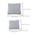 thumbnail image 2 of DEEPCRAFF 2Ud Base De Felting En Fieltro Gris Para Escritorio Ideal Para Trabajos Creativos, 2 of 8