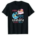 thumbnail image 1 of AALJY Gender Reveal Pink or Blue Grandma Loves You T-Shirt, 1 of 5