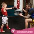 thumbnail image 5 of RDX Boxing Gloves for Kids, Maya Hide Leather Junior Champions Punching Training Gloves for Boxing, MMA, Muay Thai Gloves with Ventilated Palm, 5 of 9
