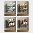 thumbnail image 6 of Miyuadkai Wall-Mounted Shoe Rack, Wall Mounted Shoe Rack with Non Perforated Hanging Shoe Rack with Stainless Adjustable Wall Storage Wall Shoe Rack Hanging Shoe Organizer Small Furniture Rv Shoe Ra, 6 of 7
