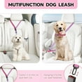 thumbnail image 2 of Hands Free Dog Leash, Adjustable Heavy Duty Bungee Waist Leash Belt for Medium Large Dogs Walking Running Hiking with Reflective, 2 of 8