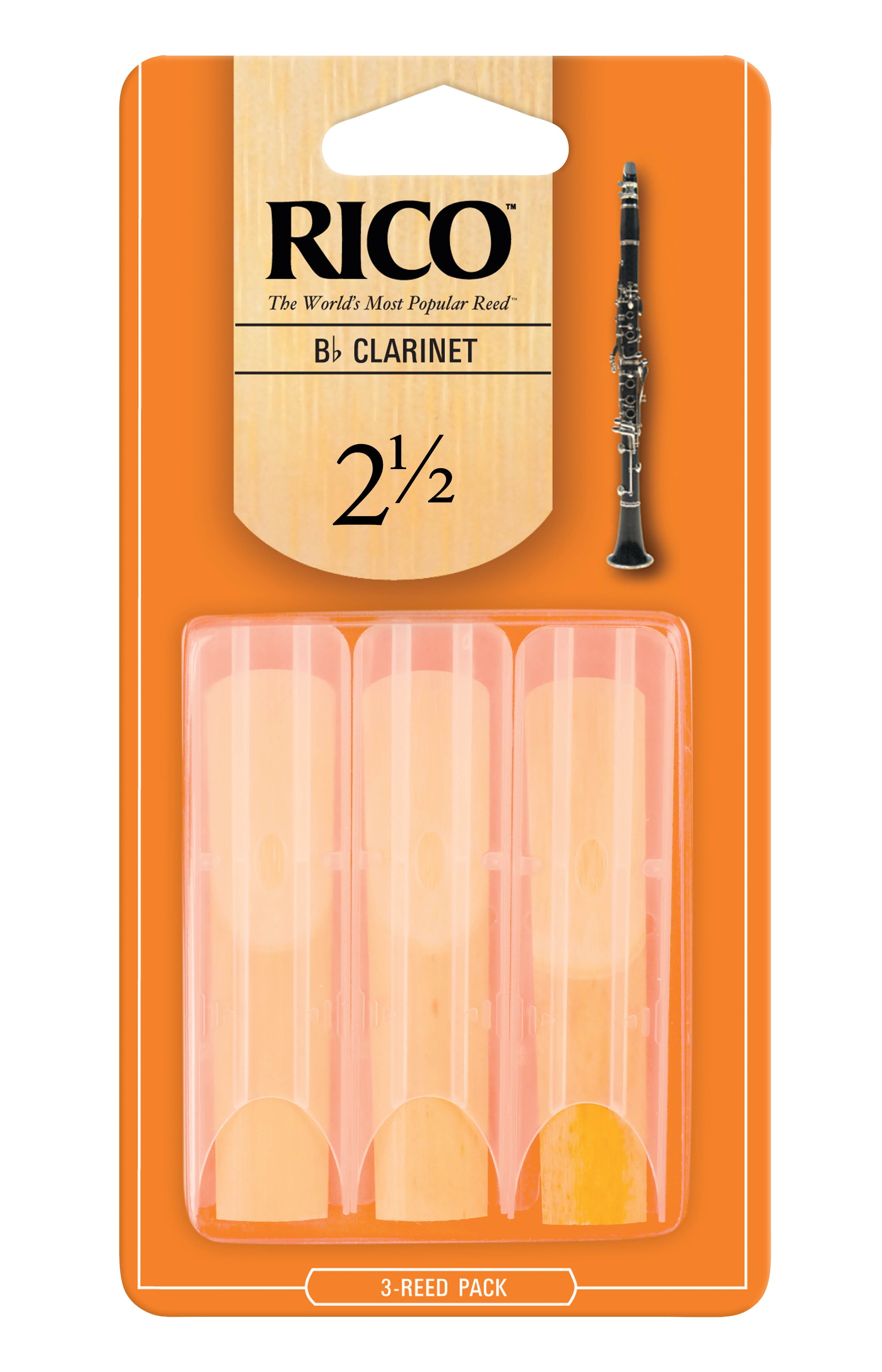 Rico Bb Reed 2.5, Pack of 3 reeds, Strength 2.5 Walmart Canada
