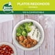 thumbnail image 2 of 125 Platos Redondos Ecologicos Berry Green 25.8 cm PLR10B, 2 of 5
