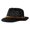 Black, variant on bestolf Summer Sun Protection Jazz Hat, Hand-Knitted Mesh Hat, Hand-made Hollow Braided Hat with Belt Decor (Black )