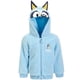 thumbnail image 3 of Sudadera con capucha Bluey Little Boys Cozy Sherpa con cremallera para cosplay azul 7-8, 3 of 8