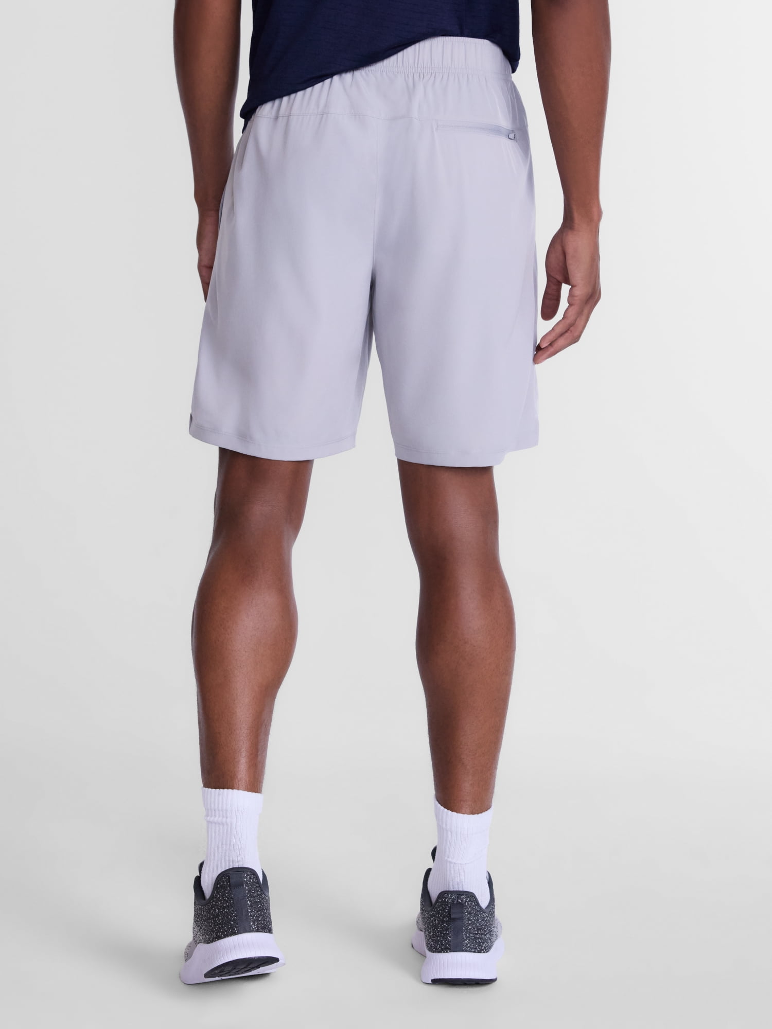Athletic Works Men's and Big Men's Woven Running Shorts, 8" Inseams, Sizes XS-5XB