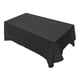 thumbnail image 2 of 1PC 137x183cm Eco-Friendly Tablecloth Pure Color Disposable Waterproof Plastic Protector Cover for Picnic Banquet Event Party (Black), 2 of 3
