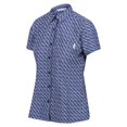 thumbnail image 3 of Regatta - Camisa Mindano VII Flores de Manga Corta para Mujer (Vaquero Dusty), 3 of 6