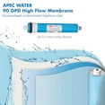 thumbnail image 5 of APEC Water Systems FILTER-MAX90-38 US Made 90 GPD Complete Replacement Set for Ultimate Series Reverse Osmosis Water Filter System with 3/8" D Tubing Quick Dispense , White, 5 of 8