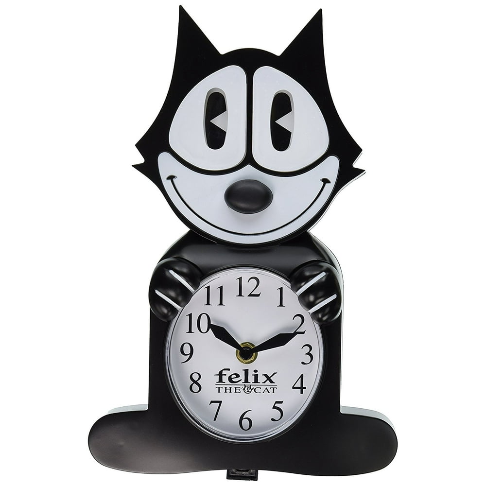 Felix the Cat 3D Motion Clock, Eyes and tail swing back and forth By