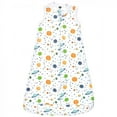 thumbnail image 3 of Hudson Baby Infant Boy Interlock Cotton Sleeveless Sleeping Bag, Space, 0-3 Months, 3 of 4