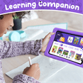 thumbnail image 4 of Contixo 8" Kids Tablet, 2025 Model, 80 FREE Disney eBooks, Educational Android Tablet for Ages 3-12, 32GB, Kid-Proof Case with Kickstand, Android 13 - Purple, 4 of 9