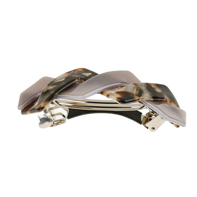 Accesorio El cabello Zulema Pinza De Pelo Geométrica Gris 9,5 x 5 cm