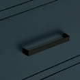 thumbnail image 4 of Ariel Hepburn 43 In. Left Offset Rectangle Sink Vanity With 1.5 In. Carrara White Countertop In Midnight Blue, 4 of 9