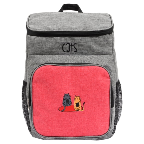 Biggdesign Cats Insulated Backpack, Waterproof, Lightweight, HighSchool, Outdoor