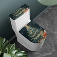 thumbnail image 3 of HELLHERO Christmas Tree Toilet Lid Covers & Toilet Lid Cover and Toilet Tank Lid Cover with Stretch Polyester Fabric for Stretchy Fabric, Stretch Fit, 3 of 8