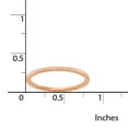 thumbnail image 4 of Stackable Expressions 10 Karat Rose Gold 1.2mm Line Pattern Band, 4 of 7