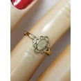 thumbnail image 4 of Initial M Capital Midi Victorian Antique Style Ring, Gold Plated 925 Silver ring, 4 of 5