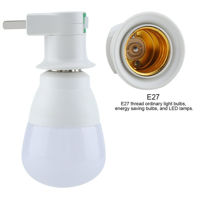 Light Bulb Holder Bulb Holder E27 Bulb Holder Lamp Socket Wall Plug E27 Bulb Lamp Socket Mount Holder Adapter With Switch Control US Plug