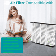 thumbnail image 2 of 4-Pack 213 air filter replacement Compatible with aprilaire 213 replacement filter-Merv 13 Air Purifiers,Whole House Models 1210， 1620， 2120， 2200， 2210， 2216， 3210， 4200， Size:20x25x4, 2 of 7