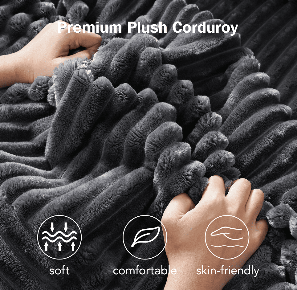 101” Detachable Mattress Sleeper Sofa with Pull-Out Mattress - L-Shaped Design, Adjustable Backrest + Reversible Storage Chaise, USB Ports/Cup Holders, Quick Assembly, Soft Gray Corduroy