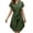 Z-Green634, variant on JIAYUE Women's Dress Sashes Belt Knee-Length Casual Solid Color Short Sleeve V Neck Loose Stylish Female Dresses