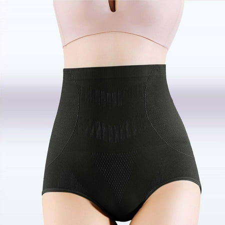 

Medcursor Women High Waisted Cotton Seamless Lift Underwear Tummy Control Briefs
