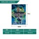 thumbnail image 3 of Mansión Embrujada-bandera de jardín temática. Regalo perfecto para fans, amigos y familiares, ideal para actividades al aire libre y decoración de fiestas.28CM*45CM, 3 of 5