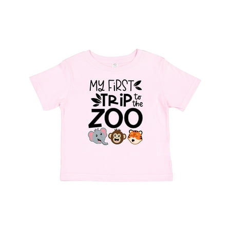 

Inktastic My First Trip to the Zoo Cute Animals Gift Baby Boy or Baby Girl T-Shirt
