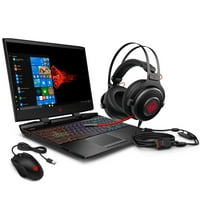 Omen by HP 15-dc1088wm 15.6″ Gaming Laptop with 9th Gen Core i7, 16GB RAM, 256GB SSD, Omen Headset and Mouse