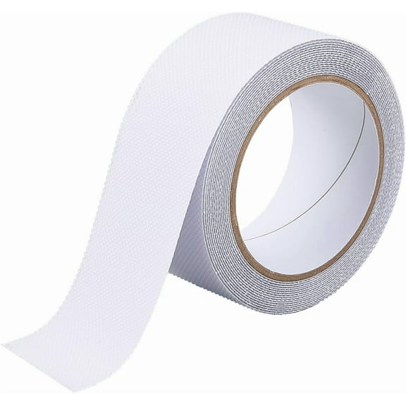 Transparent Non Slip Tape White Frosted Adhesive Tape 2in x 16.5ft PVC Non Skid Grip Translucent Matte Foggy Waterproof Invisible Indoor Outdoor Sticker