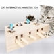 thumbnail image 2 of Juguete De Caza Para Gatos, Ratón De Madera Maciza, Laberinto Interactivo Para Mascotas, Agujero Para Ratón, Hámster, Juguete Divertido De 5 Agujeros Moyic PT001571-00, 2 of 7