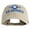 Khaki, variant on U.S. Air Force Roundel Embroidered Washed Solid Pigment Dyed Cotton Twill Brass Buckle Cap - Navy OSFM