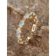 thumbnail image 2 of 1 PC Cubic Zirconia & Faux Opal Ring For Women For Wedding Engagement Anniversary Party Jewelry Valentine's Day Gift, 2 of 5