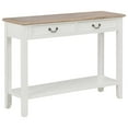 thumbnail image 1 of Side Table Charmma Console Table White 43.3"x13.7"x31.4" Wood, 1 of 8