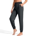 thumbnail image 6 of WULMLEO Stretch Active Pants for Women Over 50 - Women's Ultra Stretch Ice Silk Quick Drying Comfort Casual Pants Over 50 Dark Gray XL, 6 of 6