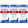 3 Pack - Advanced Eye Relief Maximum Redness, Redness Reliever Lubricant Eye Drops from Bausch & Lomb, for Dry Eyes & Redness Relief, 0.5 Fl Oz (15 mL)