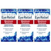 3 Pack - Advanced Eye Relief Maximum Redness, Redness Reliever Lubricant Eye Drops from Bausch & Lomb, for Dry Eyes & Redness Relief, 0.5 Fl Oz (15 mL)