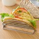 thumbnail image 4 of 3 Pieces Taco Holder Stand Stainless Steel Taco Rack Tray Taco Tray, 4 of 5
