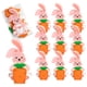 thumbnail image 1 of Tarjetas de Regalo Cajas de Tarjetas de Regalo Mano Plegable Pascua Dibujos Animados Lindos de Pie Conejos Dulces Tarjeta de Embalaje de Alimentos Caja de Embalaje Tridimensional 10 Hojas / Bolsa, 1 of 6