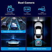 DREAMfair 10 Portable Wireless Car Stereo with Apple CarPlay/Android Auto, 360° Rotating Front Camera (Adjustable Viewing Angle), Mirror Link & Bluetooth 5.2 – FM/AUX, GPS Navigation & Dash