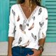 thumbnail image 1 of Puntoco Mujer Moda Casual Manga Larga Botones Cómoda Impresión Sudadera tops Blusa Puntoco Puntoco-3813, 1 of 5