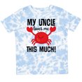 thumbnail image 3 of Inktastic Uncle Loves Me Childs Crab Boys or Girls Toddler T-Shirt, 3 of 5
