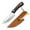 silvery, variant on ICQOVD Chef Knife 4" Forged Knife High Carbon Steel Full Tang Blade with Sheath for Kitchen Outdoor Camping Bbq