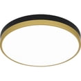 thumbnail image 3 of WLN1615MBKG Quoizel Lighting Weldin - 30W LED Flush Mount In Contemporary Style-2 Inches Tall and 15 Inches Wide-Matte Black Gold Finish, 3 of 9