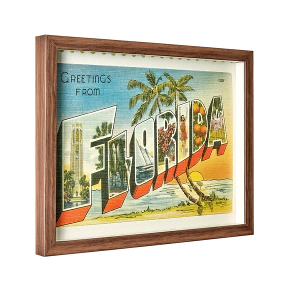 Crystal Art Gallery Florida 24"x18" Framed Print